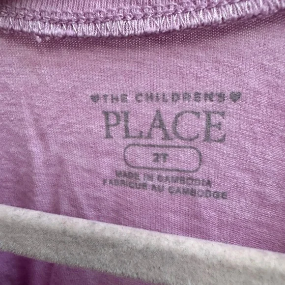 NWOT The Children’s Place 2T Girls Mommy's Mini Kids Purple Short Sleeve T-Shirt - Picture 3 of 4